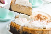 Decadent Espresso Cheesecake Recipe with Coffee Crust