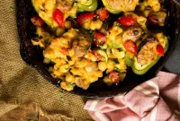 Campfire Mac and Cheese Stuffed Peppers Recipe