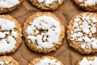 Lemon Oatmeal Cookies with Zesty Iced Glaze