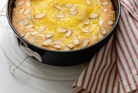 Lemon Custard Almond Cake Recipe: Moist Citrus Almond Layer Cake
