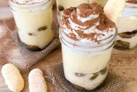 Mason Jar Tiramisu Trifles: Individual No-Bake Dessert Cups