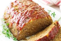 Savory Onion Soup Meatloaf with Glazed Onion Topping