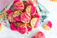 Hibiscus-Glazed Shortbread Cookies: Floral Tea Cookie Recipe