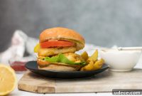 Crispy Fish Burger Recipe with Tangy Tartar Sauce