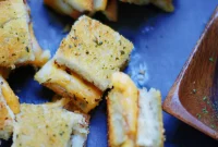Crispy Grilled Cheese Croutons Recipe for Salads and Soups
