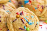 Chewy Cake Batter Cookies Made with Instant Pudding
