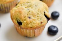 Moist Blueberry Muffins Made with Self-Rising Flour