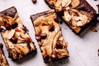 Almond Butter and Tahini Brownies Recipe for Moist Fudgy Bars
