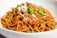 Roasted Red Pepper Pesto Pasta — Gluten-Free Recipe