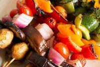 Colorful Grilled Vegetable Kabobs with Zesty Marinade