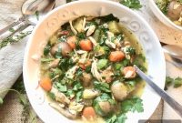 Slow-Cooker Chicken Soup with Bacon and Potatoes Recipe