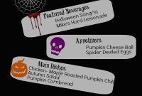 Spooky Halloween Party Menu for Grown-Ups