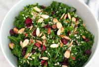 Classic Kale Salad Recipe with Lemon Parmesan Dressing