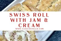 Jam and Cream Swiss Roll Recipe — Soft Homemade Sponge Cake