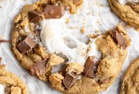 SunButter S’mores Cookies with Graham Crackers Recipe