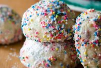 Funfetti Snowball Cookies: Colorful Cookie Bite Recipe
