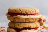 Peanut Butter & Jelly Cookie Sandwich Recipe — Crumbl Copycat