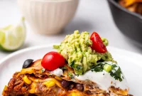 Cheesy Beef Enchilada Pie Recipe for Dinner Crowd-Pleasers