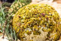 Pistachio-Crusted Vegan Cheese Ball Recipe