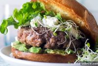 Juicy Lamb Burgers with Mediterranean Flavors