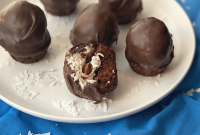 Almond Joy Brownie Bites: Chocolate, Coconut & Toasted Almonds Snacks