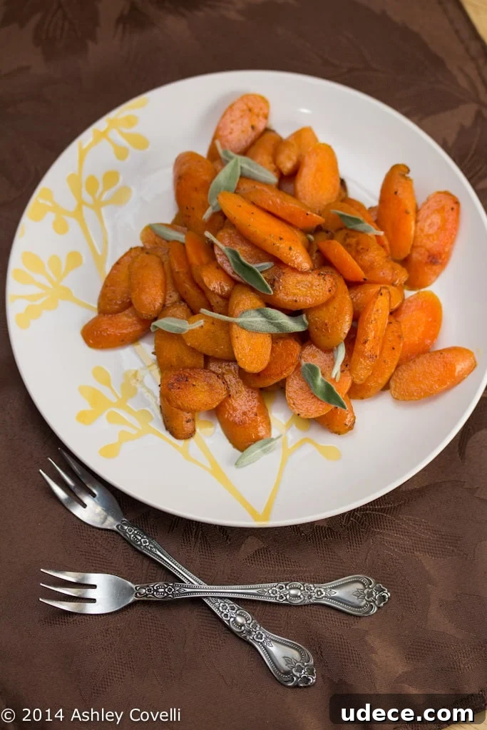 Sautéed Carrots with Sage and Brown Butter Glaze 2 Sautéed Carrots with Sage