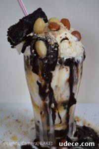 Dairy-Free Vegan Freakshake Recipe (Refined Sugar & Gluten-Free) 6 Healthy Freak Shake. The crazy, calorie filled milkshakes that have taken the internet by storm, now have a delicious healthy version! Click the photo for the #recipe . #healthymilkshake #milkshake