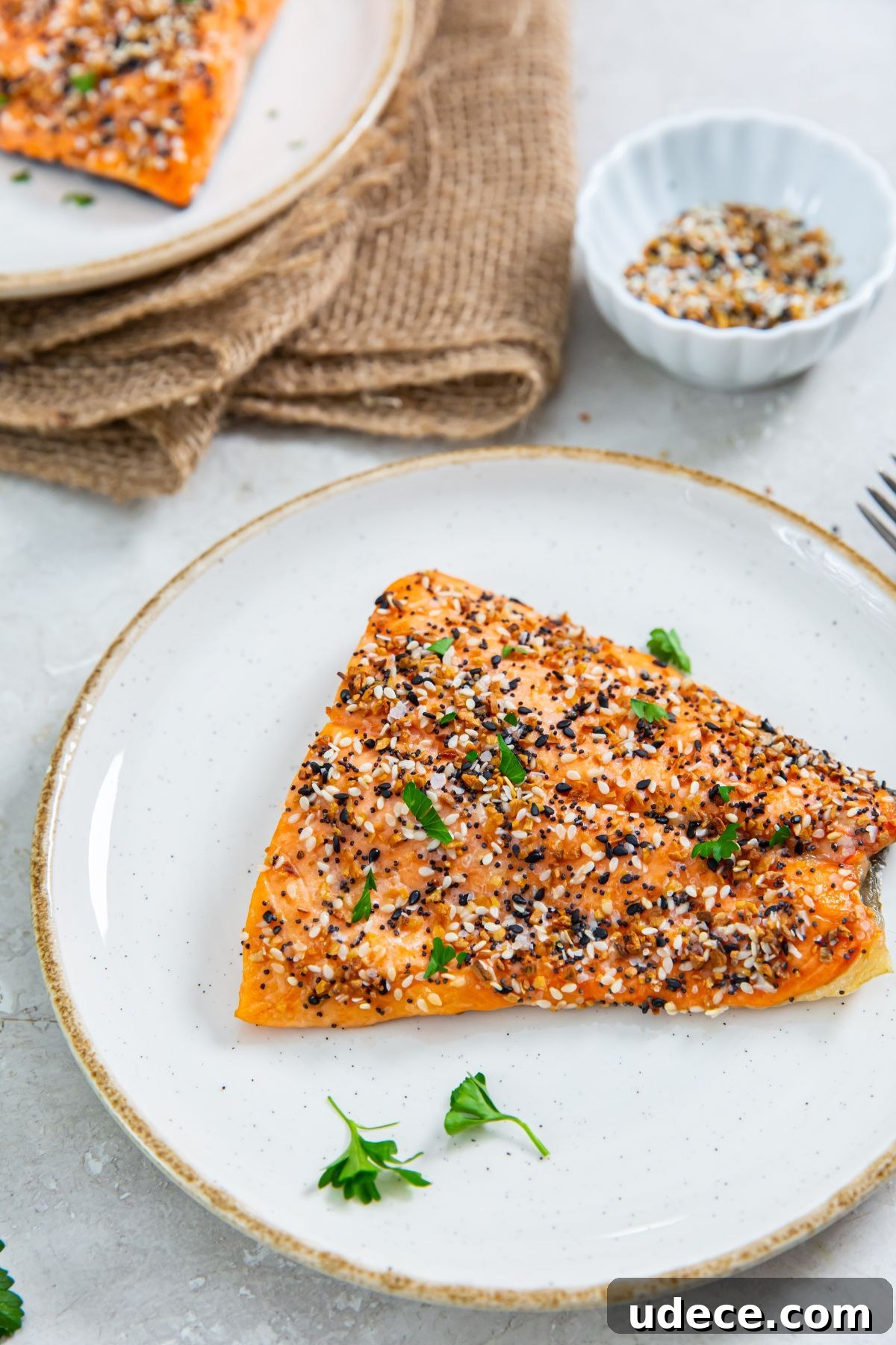 salmon everything bagel