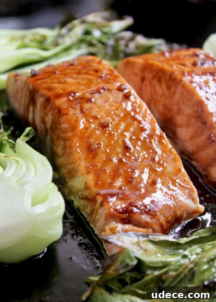 Maple Glazed Salmon with Bok Choy