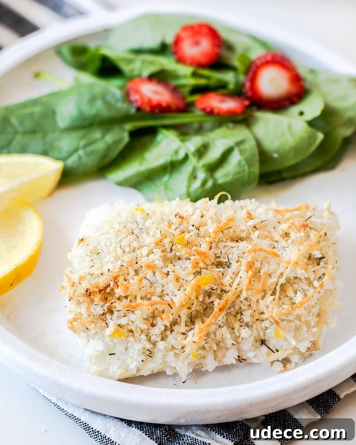 Parmesan Panko Baked Cod