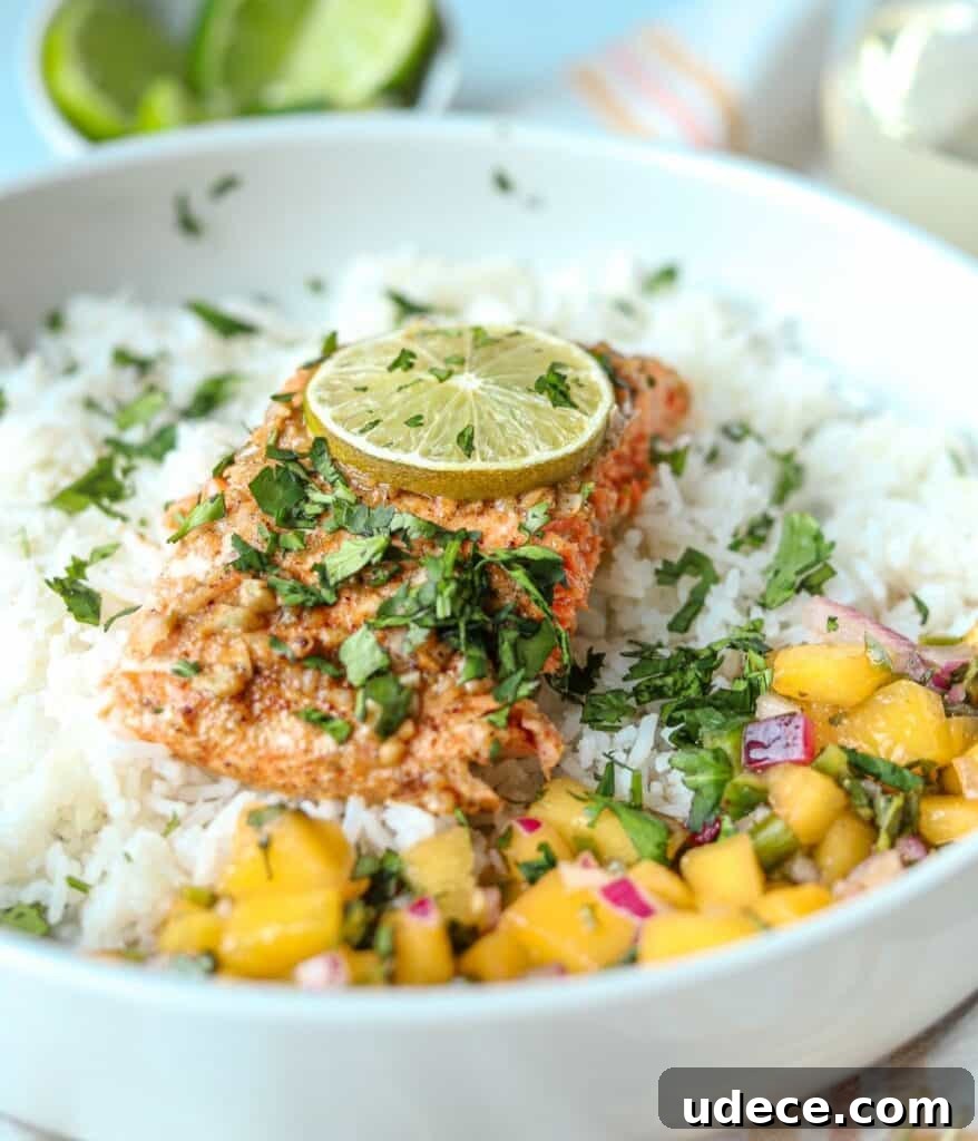 Baked Chili Lime Glazed Salmon