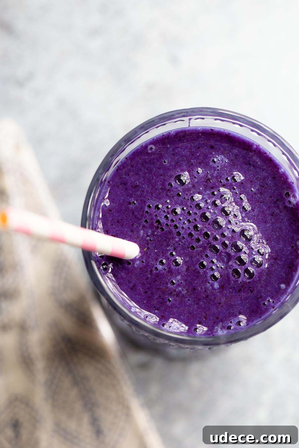 Blue Spirulina Smoothie Recipe for Energy and Glow 7 smoothie from above