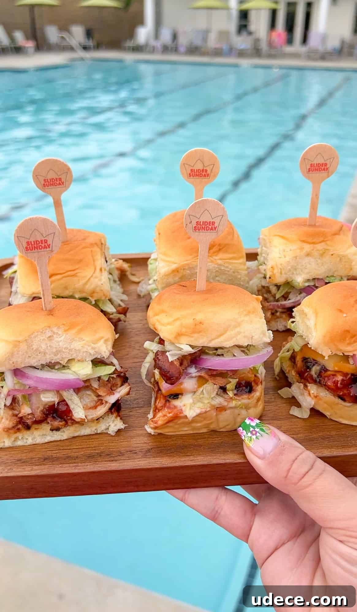 Bacon Ranch BBQ Chicken Sliders Recipe for Game Day and Parties 3 bbq chicken sliders