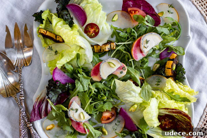 2019 Thanksgiving Survival Guide: Top A Zest For Life Holiday Recipes 23 Fall Salad with Chevre