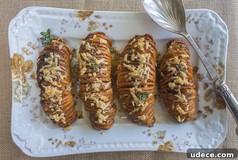 2019 Thanksgiving Survival Guide: Top A Zest For Life Holiday Recipes 5 Hasselback Sweet Potatoes
