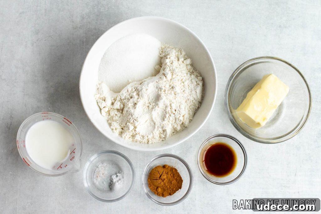 Edible Snickerdoodle Cookie Dough Recipe 4 ingredients in small bowls