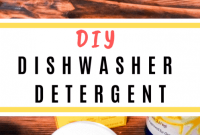 Homemade Dishwasher Detergent Recipe for Sparkling Dishes