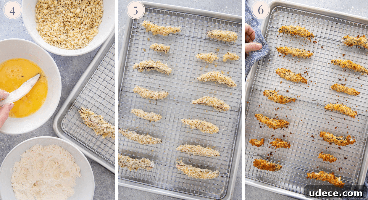baked portobello mushrooms portobello mushroom sliced being coated in panko and oven baked until crispy