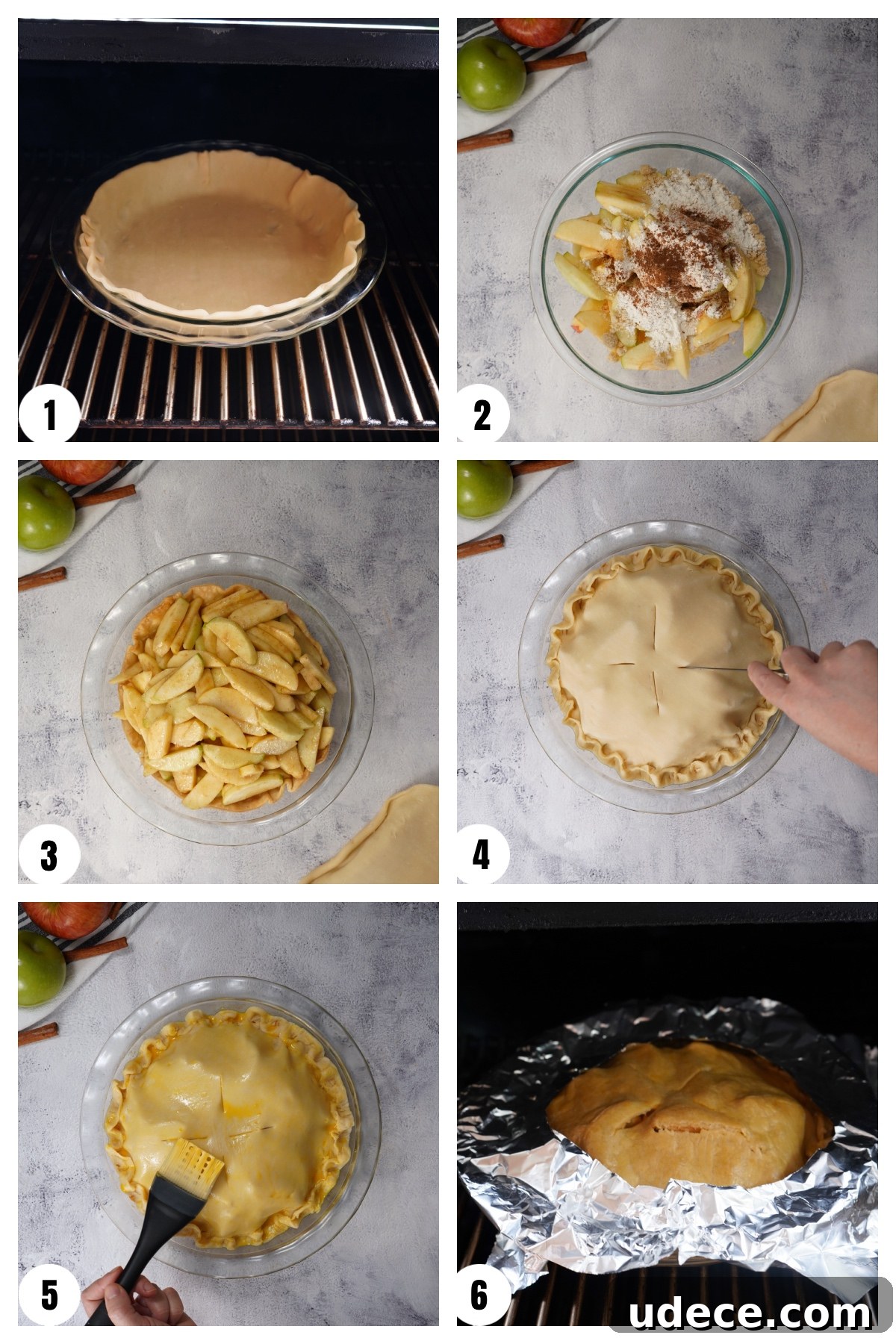 Smoked Apple Pie Recipe: Step-by-Step Guide for Perfect Flavor 5 Smoked apple pie collage
