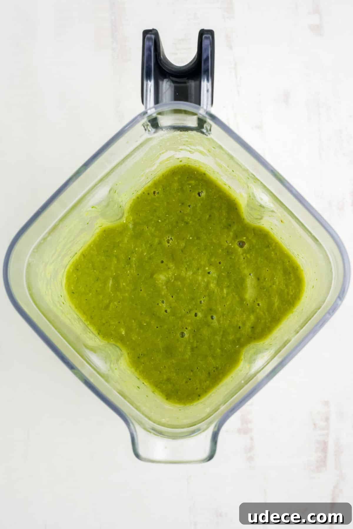 Homemade Jalapeño Hot Sauce Recipe for Bold Heat and Flavor 8 Jalapeno hot sauce blended until smooth.