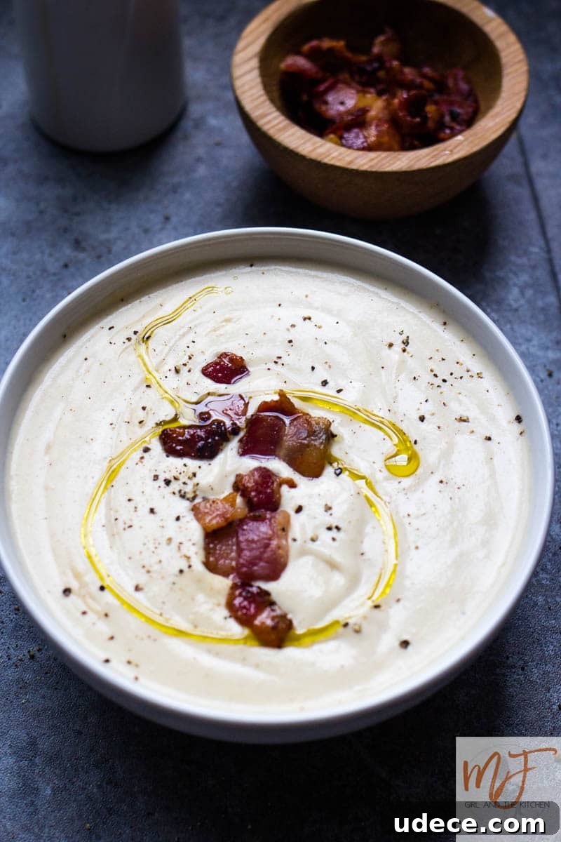 Keto Cauliflower Cream Soup: Low-Carb, Rich & Velvety 2 creamy low carb cauliflower soup