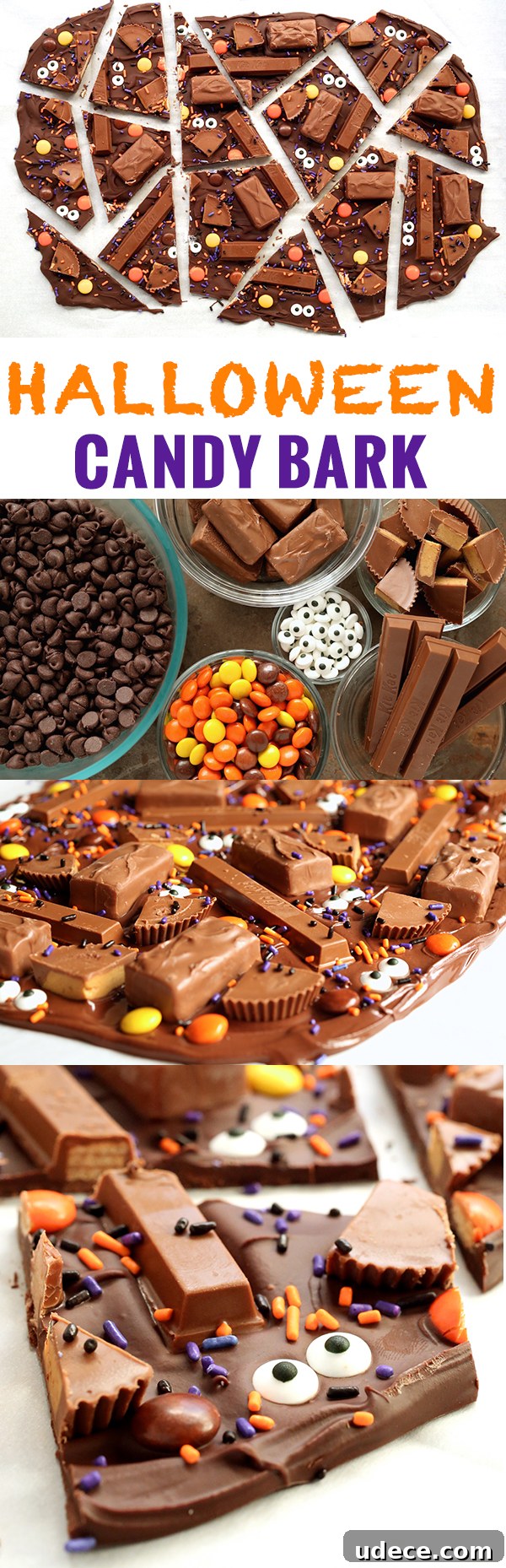 Halloween Candy Bark: Quick No-Bake Recipe for Kids' Treats 7 Halloween Candy Bark