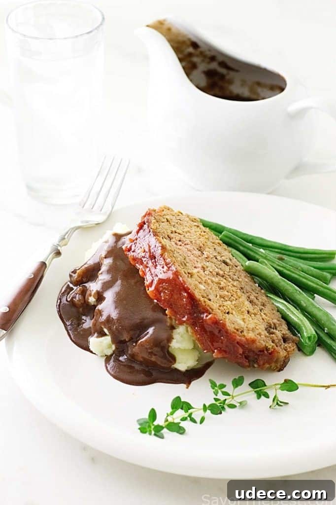 Savory Onion Soup Meatloaf with Glazed Onion Topping 4 My Favorite Meatloaf Recipe