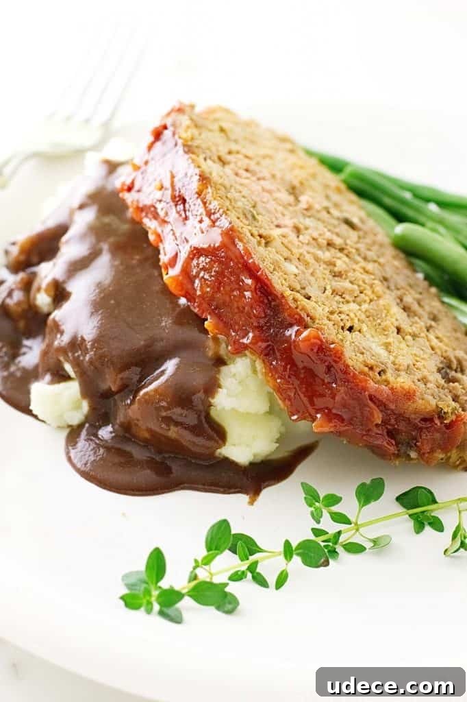 Savory Onion Soup Meatloaf with Glazed Onion Topping 5 My Favorite Meatloaf Recipe