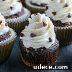 S’mores Cupcakes from Cake Mix: Quick Campfire Dessert Recipe 11 close-up image of s mores cupcakes