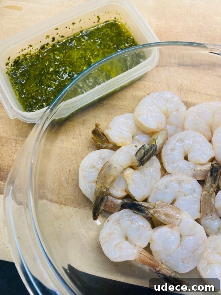 shrimp for the kabobs