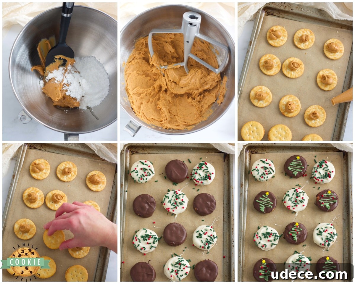 Chocolate Ritz Cracker Cookies with Melted Chocolate Drizzle 5 how to make chocolate covered Ritz cookies