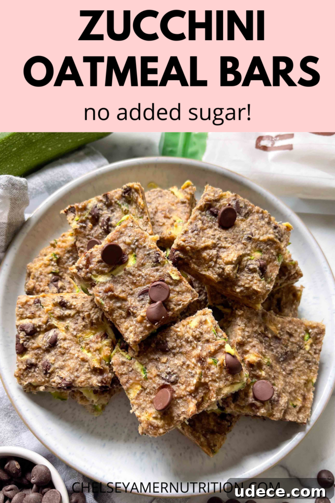 Zucchini Oatmeal Bars