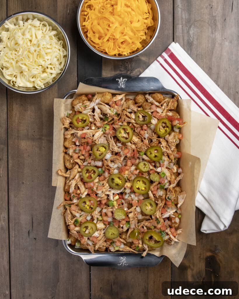 BBQ Chicken Totchos: Loaded Tater Tot Nachos Recipe 7 img 1656 6