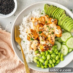 Bang bang salmon plated